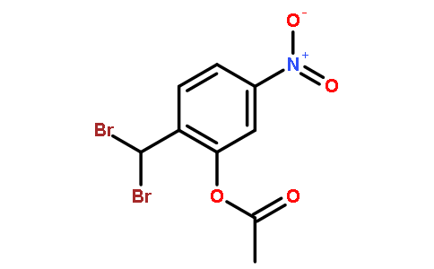 2-(二溴甲基)-5-硝基乙酸苯酯