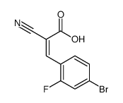 3-(4-bromo-2-fluorophenyl)-2-cyanoprop-2-enoic acid