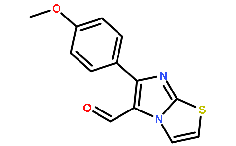 咪唑并[2,1-b]噻唑-5-甲醛,  6-(4-甲氧苯基)-