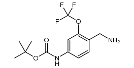 tert-butyl (4-(aminomethyl)-3-(trifluoromethoxy)phenyl)carbamate