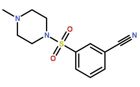 3-(4-甲基哌嗪-1-磺酰基)苯甲腈
