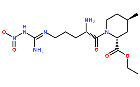 1-[2-氨基-5-[[脒并(硝基氨基)甲基]氨基]-1-氧代戊基]-4-甲基-2-哌啶羧酸乙酯