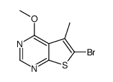 6-bromo-4-methoxy-5-methylthieno[2,3-d]pyrimidine