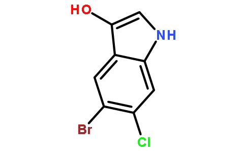 1-Boc-5-溴-6-氯-3-羟基吲哚