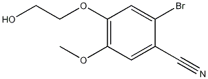 2-溴-4-(2-羟基乙氧基)-5-甲氧基苯甲腈
