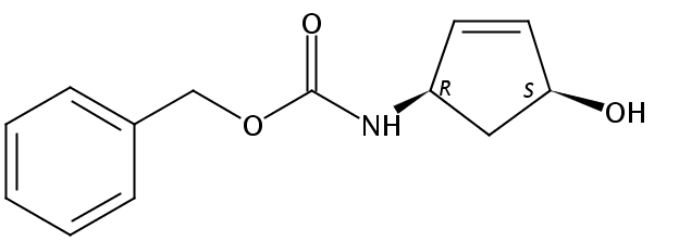 Benzyl ((1R,4S)-rel-4-hydroxycyclopent-2-en-1-yl)carbamate