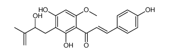 (2E)-1-[2,4-Dihydroxy-3-(2-hydroxy-3-methyl-3-buten-1-yl)-6-metho xyphenyl]-3-(4-hydroxyphenyl)-2-propen-1-one