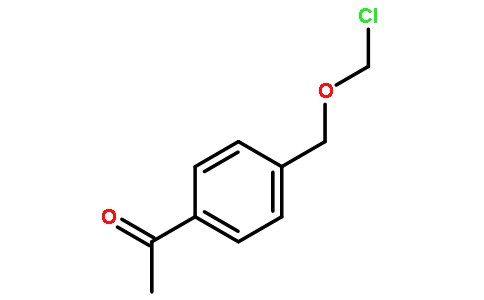 1-[4-(chloromethoxymethyl)phenyl]ethanone