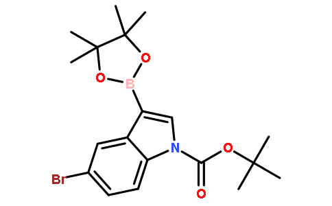 1-BOC-5-BROMOINDOLE-3-BORONIC ACID PINACOL ESTER