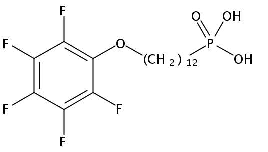 12-Pentafluorophenoxydodecylphosphonic acid