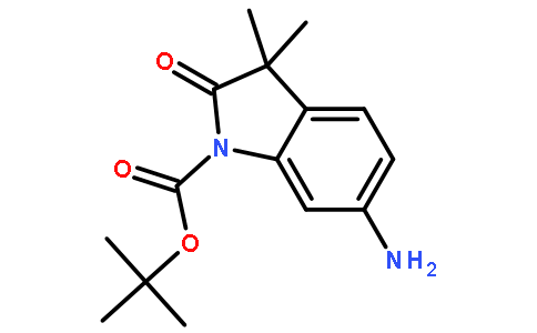 6-氨基-3,3-二甲基-2-氧代吲哚啉-1-羧酸叔丁酯
