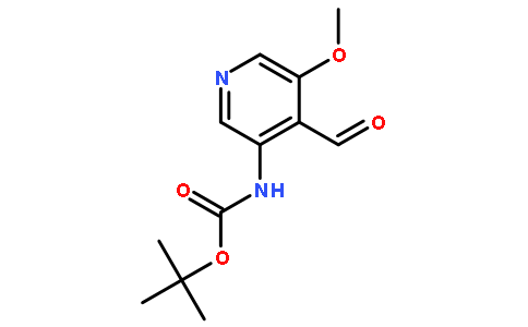 4-甲酰基-5-甲氧基吡啶-3-氨基甲酸叔丁酯