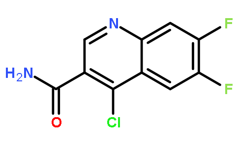 4-氯-6,7-二氟喹啉-3-甲酰胺