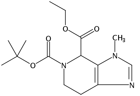 5-tert-Butyl 4-ethyl 3-methyl-6,7-dihydro-3H-imidazo[4,5-c]pyridine-4,5(4H)-dicarboxylate