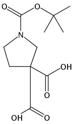 • 1,3,3-Pyrrolidinetricarboxylic acid, 1-(1,1-dimethylethyl) ester