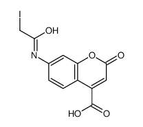7-[(2-iodoacetyl)amino]-2-oxochromene-4-carboxylic acid