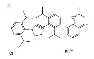 Dichloro[1,3-bis(2,6-isopropylphenyl)-2-imidazolidinylidene](2-isopropoxyphenylmethylene)ruthenium(II)