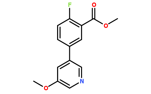 2-氟-5-(5-甲氧基吡啶-3-基)苯甲酸甲酯