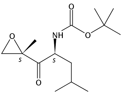 [(1S)-3-Methyl-1-[[(2S)-2-methyloxiranyl]carbonyl]butyl]-carbamic Acid 1,1-Dimethylethyl Ester