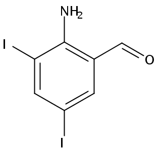 Benzaldehyde, 2-​amino-​3,​5-​diiodo-