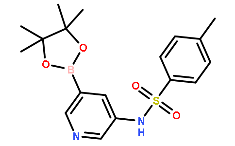 4-甲基-N-(5-(4,4,5,5-四甲基-1,3,2-二噁硼烷-2-基)吡啶-3-基)苯磺酰胺