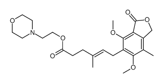 2-morpholin-4-ylethyl (E)-6-(4,6-dimethoxy-7-methyl-3-oxo-1H-2-benzofuran-5-yl)-4-methylhex-4-enoate