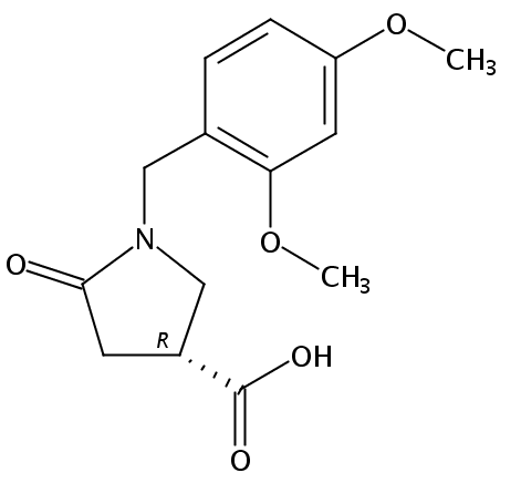 (R)-1-(2,4-Dimethoxybenzyl)-5-oxopyrrolidine-3-carboxylic acid