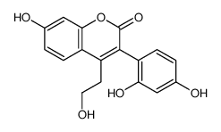 3-(2,4-dihydroxyphenyl)-7-hydroxy-4-(2-hydroxyethyl)chromen-2-one