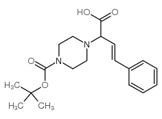 (3E)-2-(4-boc-哌嗪)-4-苯基-3-丁酸