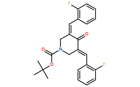 3,5-双(2-氟亚苄基)-4-氧代哌啶-1-羧酸叔丁酯