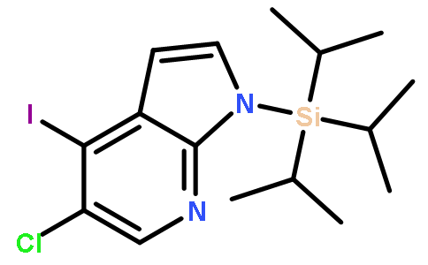 5-氯-4-碘-1-(三异丙基甲硅烷基)-1H-吡咯并[2,3-b]吡啶