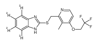 4,5,6,7-tetradeuterio-2-[[3-methyl-4-(2,2,2-trifluoroethoxy)pyridin-2-yl]methylsulfanyl]-1H-benzimidazole