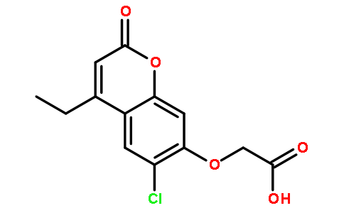 [(6-氯-4-乙基-2-氧代-2H-苯并吡喃-7-基)氧基]乙酸