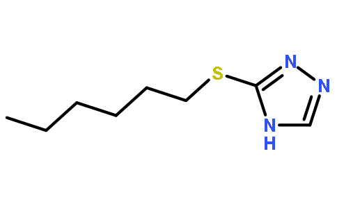 3-正-己基硫代-1,2,4-三唑