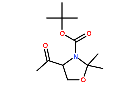 4-乙酰基-2,2-二甲基噁唑啉-3-羧酸叔丁酯