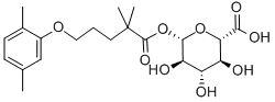 二甲苯氧庚酸-Β-D-葡糖苷酸