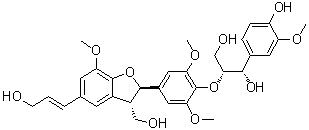 (1S,2R)-2-[4-[(2R,3S)-2,3-二氢-3-(羟基甲基)-5-[(1E)-3-羟基-1-丙烯-1-基]-7-甲氧基-2-苯并呋喃基]-2,6-二甲氧基苯氧基]-1-(4-羟基-3-甲氧基苯基)-1,3-丙二醇