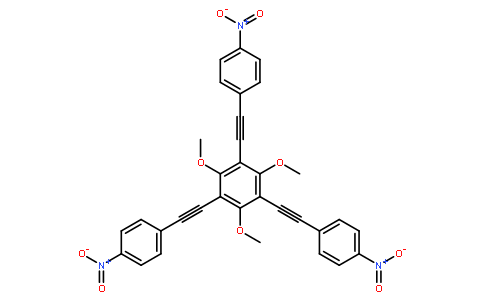 1,3,5-tris[(4-nitrophenyl)ethynyl]-2,4,6-tris(methyloxy)benzene