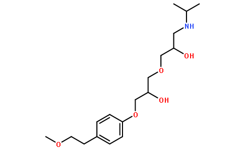 3 - [2-羟基- 3- [4 - (2-甲氧基乙基)苯氧基]丙氧基] -1 -异丙基氨基丙醇