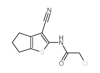 2-Chloro-N-(3-cyano-5,6-dihydro-4H-cyclopenta[b]thien-2-yl)acetamide