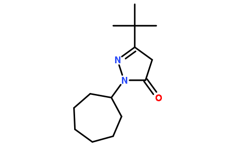 5-叔丁基-2-环庚基-2,4-二氢-吡唑-3-酮