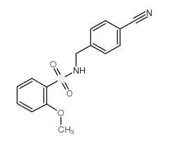 N-(4-氰基-苄基)-2-甲氧基-苯磺酰胺