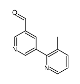 5-(3-methylpyridin-2-yl)pyridine-3-carbaldehyde