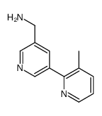 [5-(3-methylpyridin-2-yl)pyridin-3-yl]methanamine