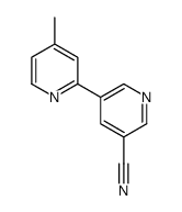 5-(4-methylpyridin-2-yl)pyridine-3-carbonitrile