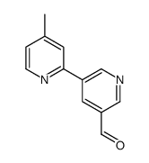 5-(4-methylpyridin-2-yl)pyridine-3-carbaldehyde