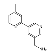 [5-(4-methylpyridin-2-yl)pyridin-3-yl]methanamine
