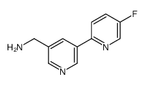 [5-(5-fluoropyridin-2-yl)pyridin-3-yl]methanamine
