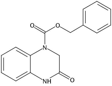 benzyl 3-oxo-3,4-dihydroquinoxaline-1(2H)-carboxylate