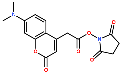 DMACA,SE [7-Dimethylaminocoumarin-4-aceticacid,succinimidylester]